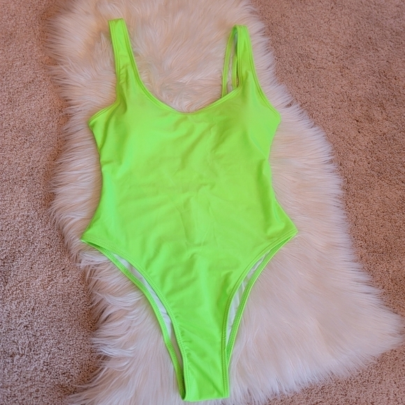 2/$20 NWOT Neon One Piece Swim Suit S - Picture 3 of 8